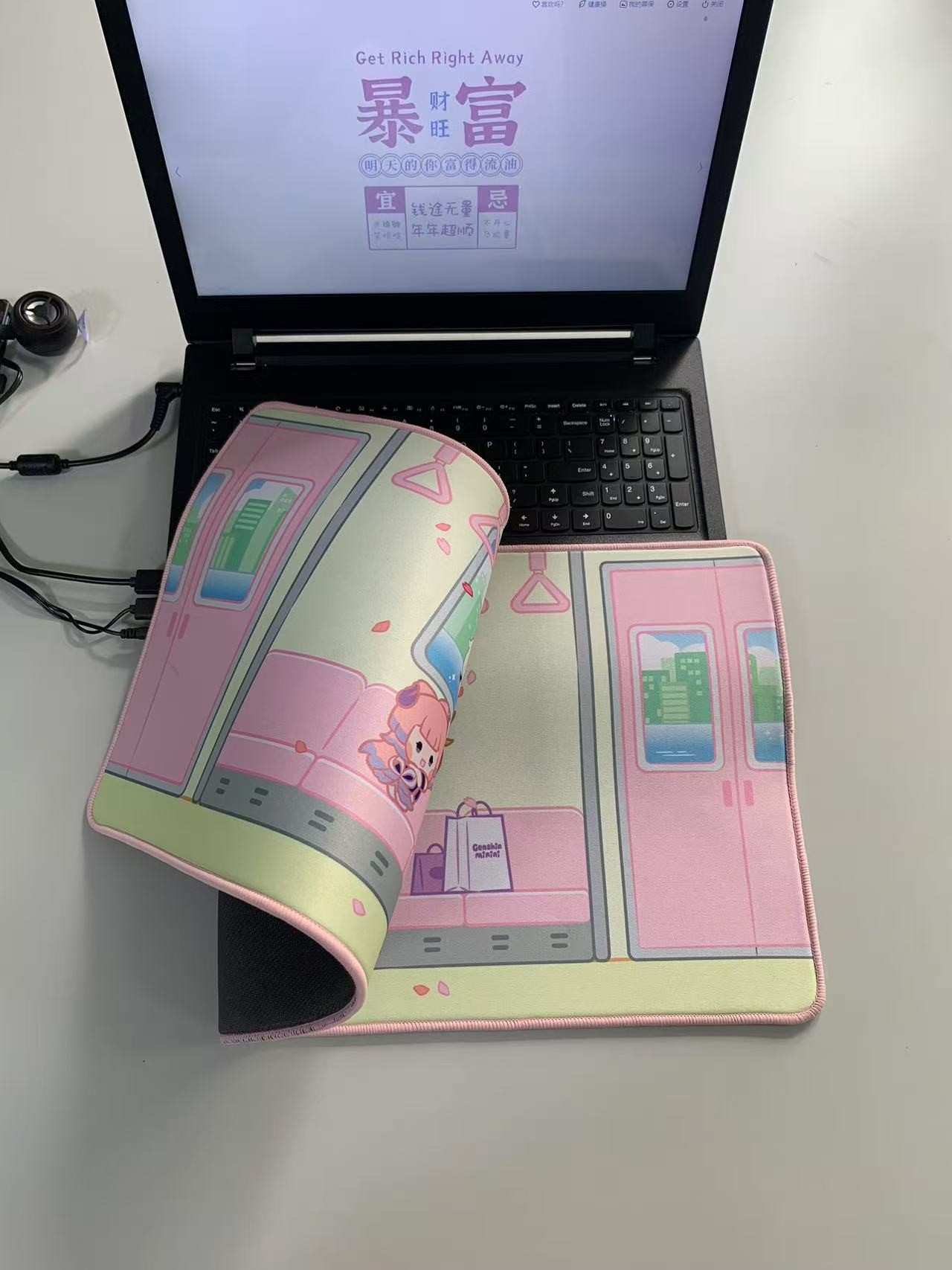 超大超厚橡膠游戲桌墊，廣告鼠標墊定制